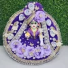 Purple Heavy dress for laddu gopal ji